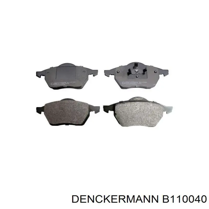 B110040 Denckermann pastillas de freno delanteras