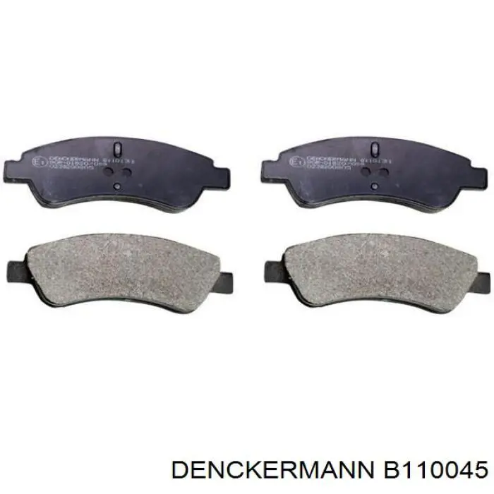 B110045 Denckermann pastillas de freno delanteras