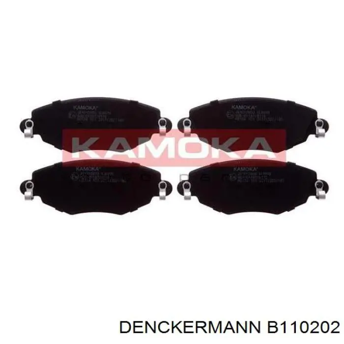 B110202 Denckermann pastillas de freno delanteras