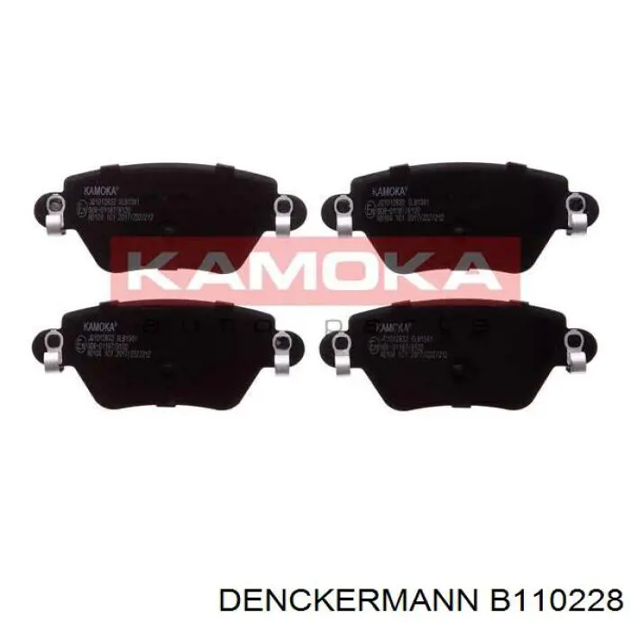 B110228 Denckermann pastillas de freno traseras