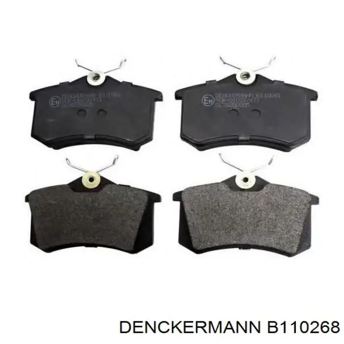 B110268 Denckermann pastillas de freno delanteras