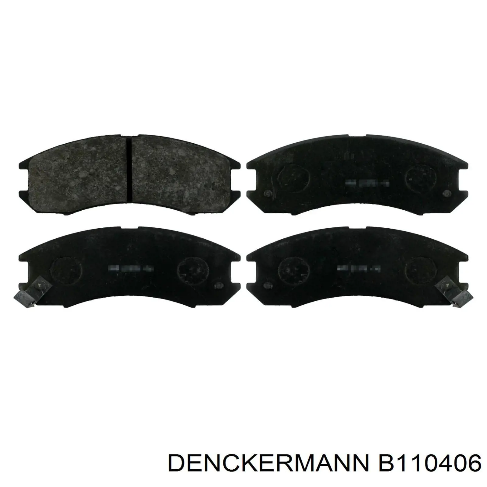 B110406 Denckermann pastillas de freno delanteras