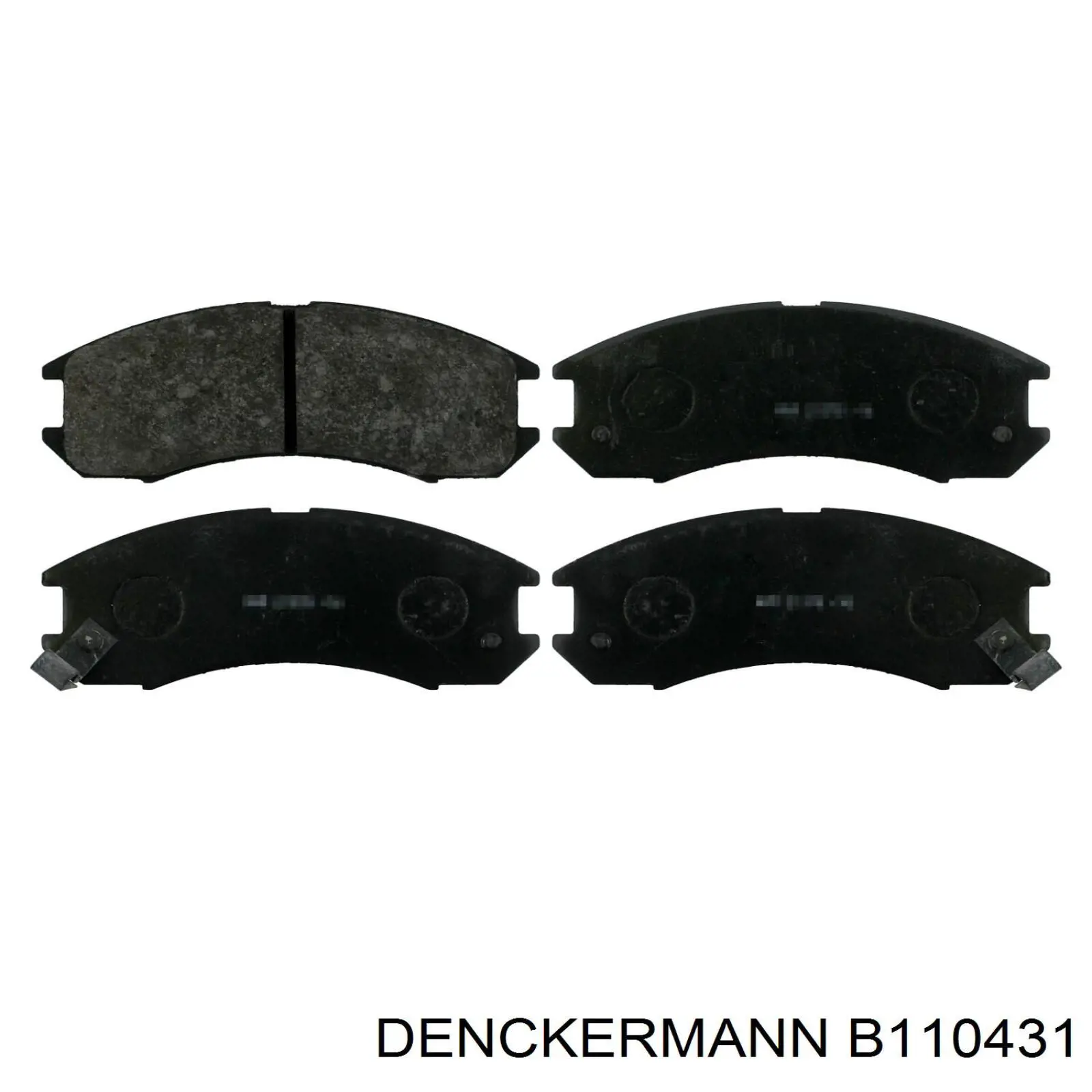 B110431 Denckermann pastillas de freno delanteras