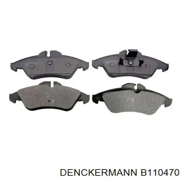 B110470 Denckermann pastillas de freno delanteras