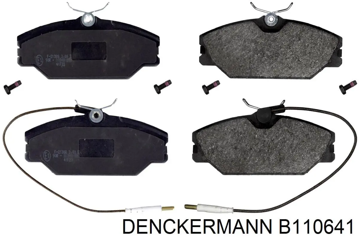 B110641 Denckermann pastillas de freno delanteras