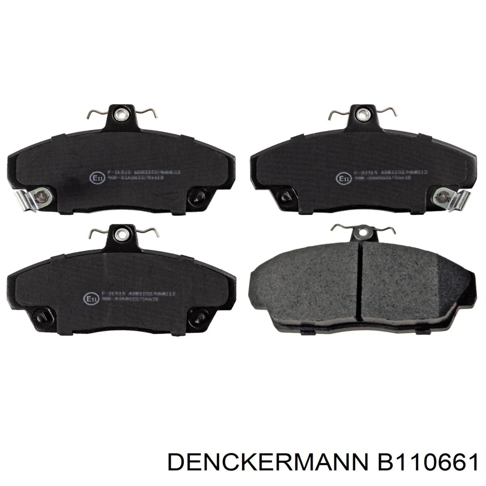 B110661 Denckermann pastillas de freno delanteras