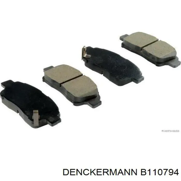 B110794 Denckermann pastillas de freno delanteras