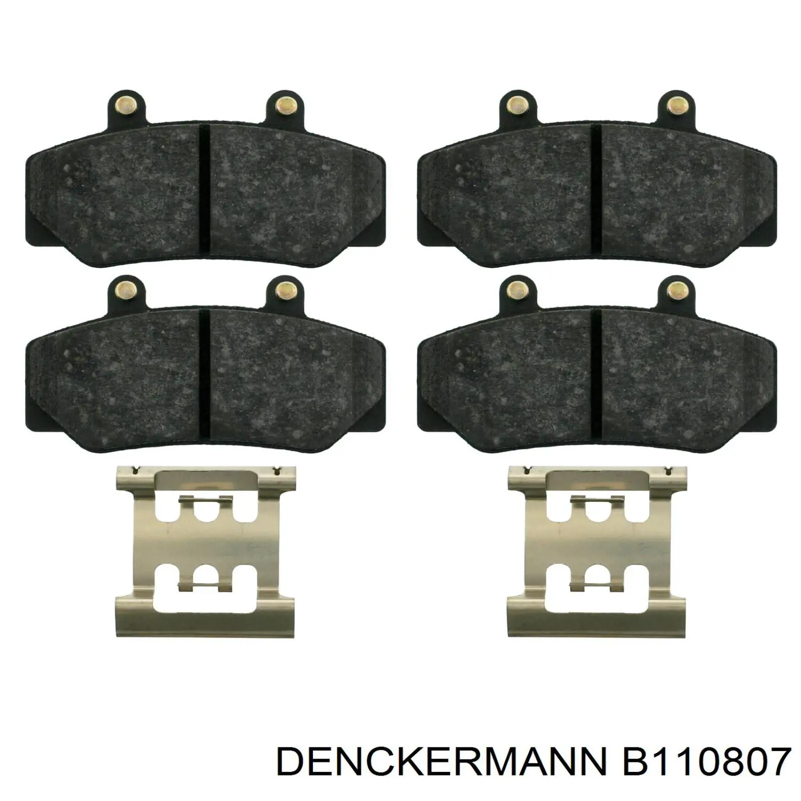 B110807 Denckermann pastillas de freno delanteras