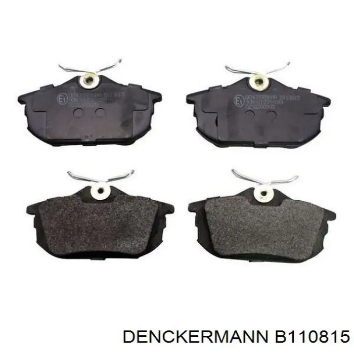 B110815 Denckermann pastillas de freno traseras