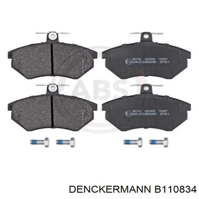 B110834 Denckermann pastillas de freno delanteras