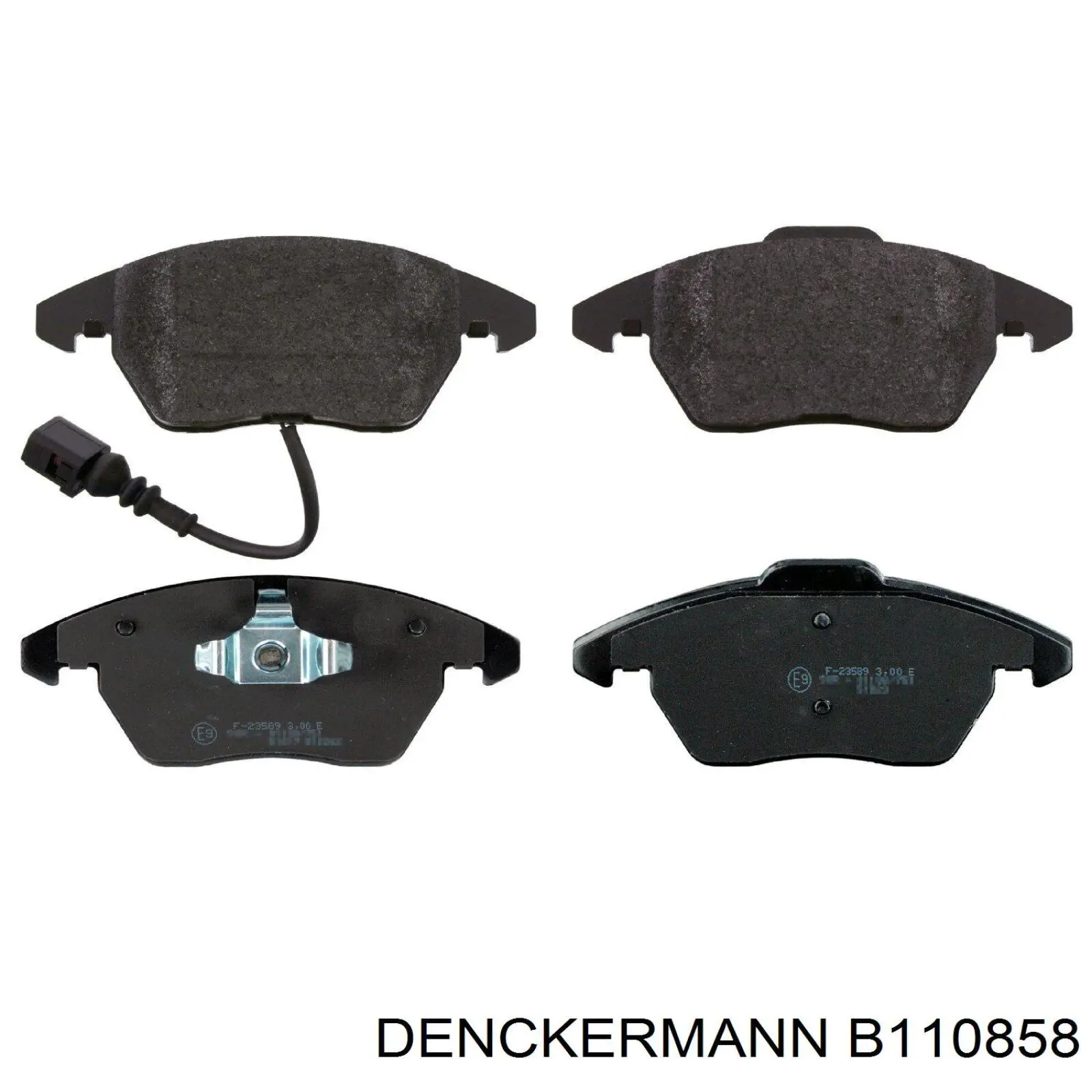 B110858 Denckermann pastillas de freno delanteras