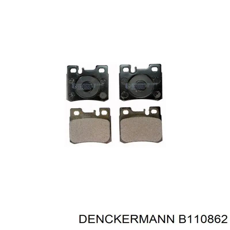 B110862 Denckermann pastillas de freno traseras