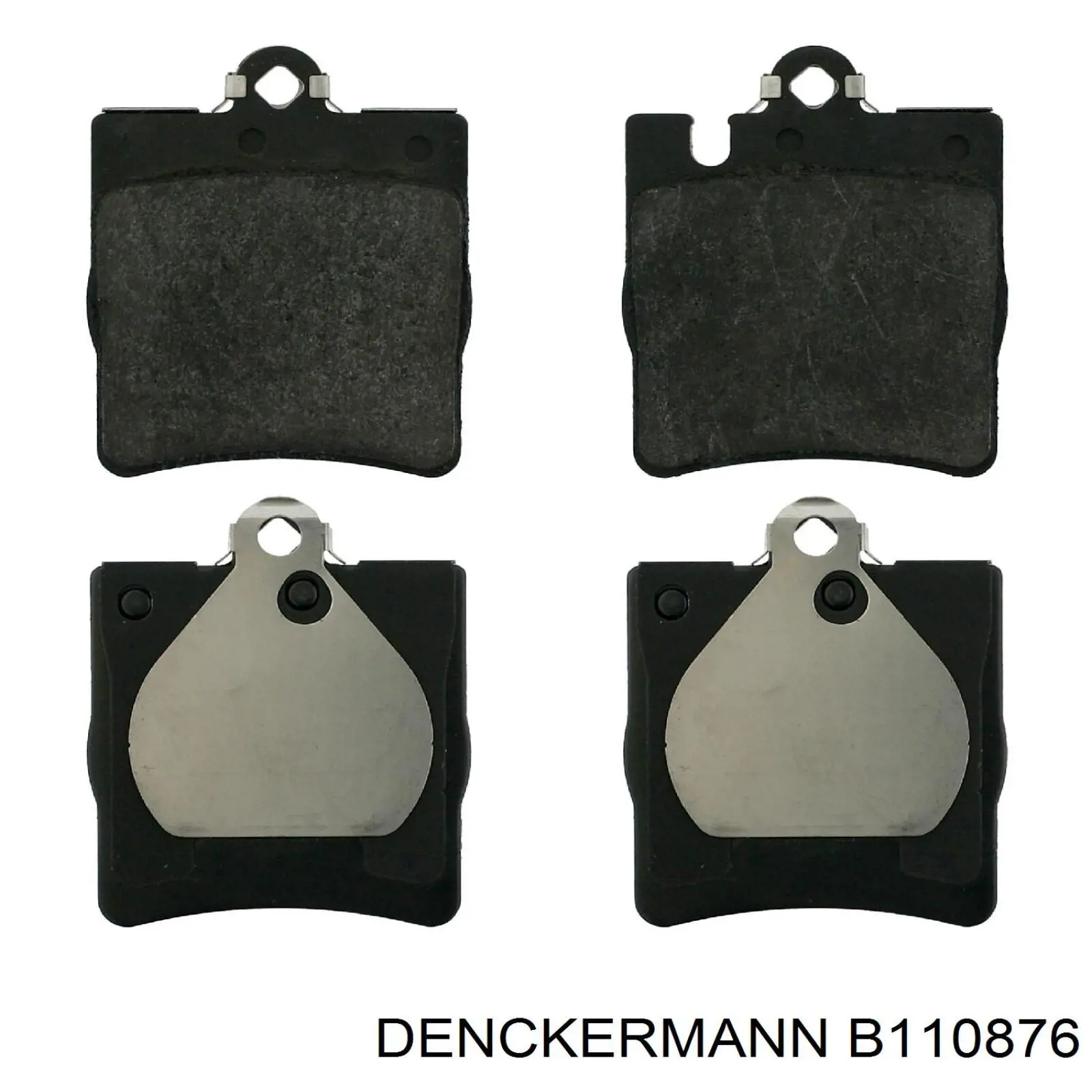 B110876 Denckermann pastillas de freno traseras