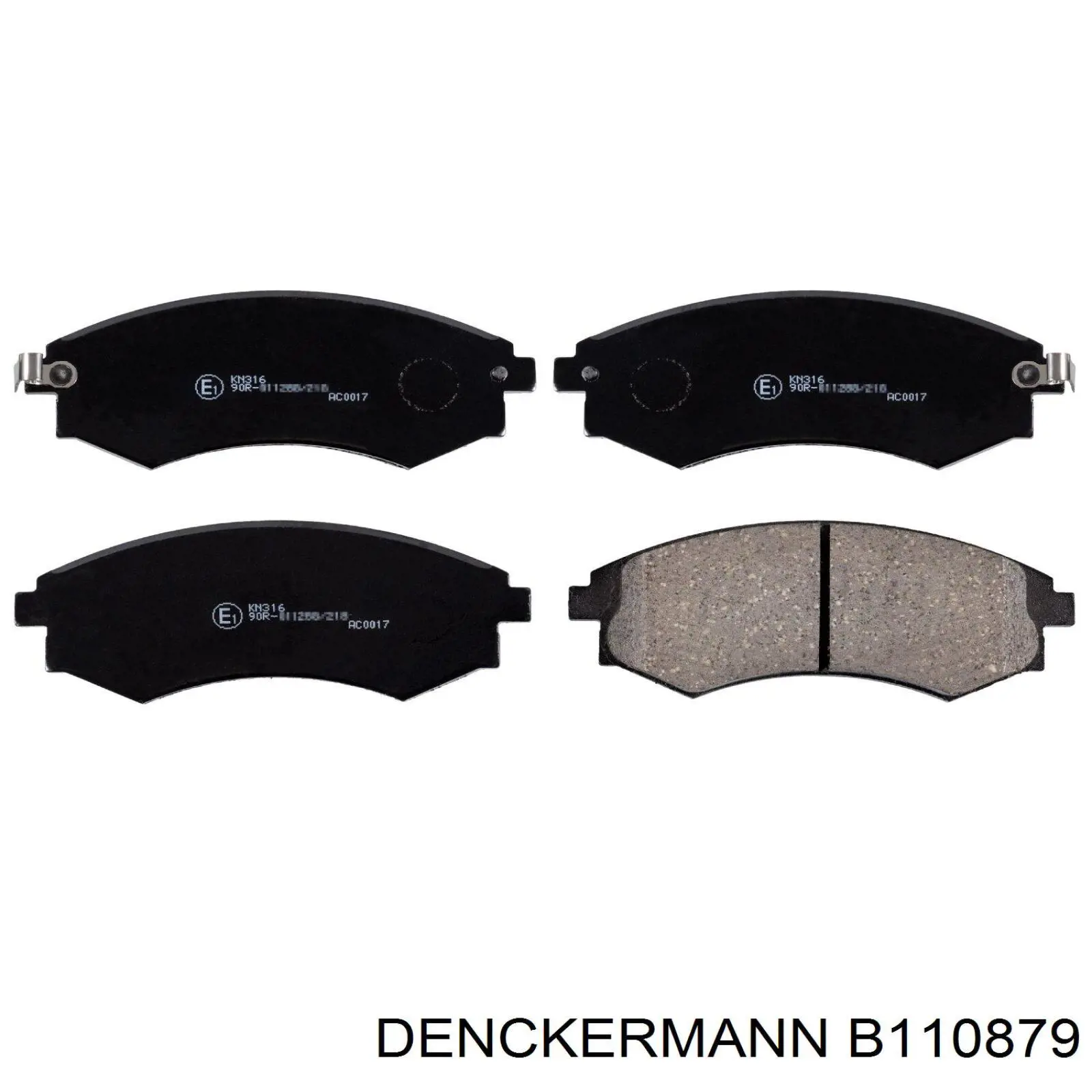 B110879 Denckermann pastillas de freno delanteras