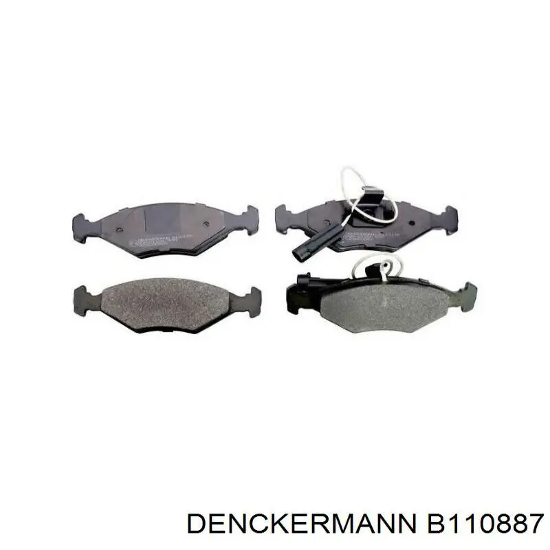 B110887 Denckermann pastillas de freno delanteras