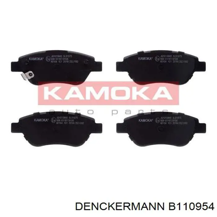 B110954 Denckermann pastillas de freno delanteras