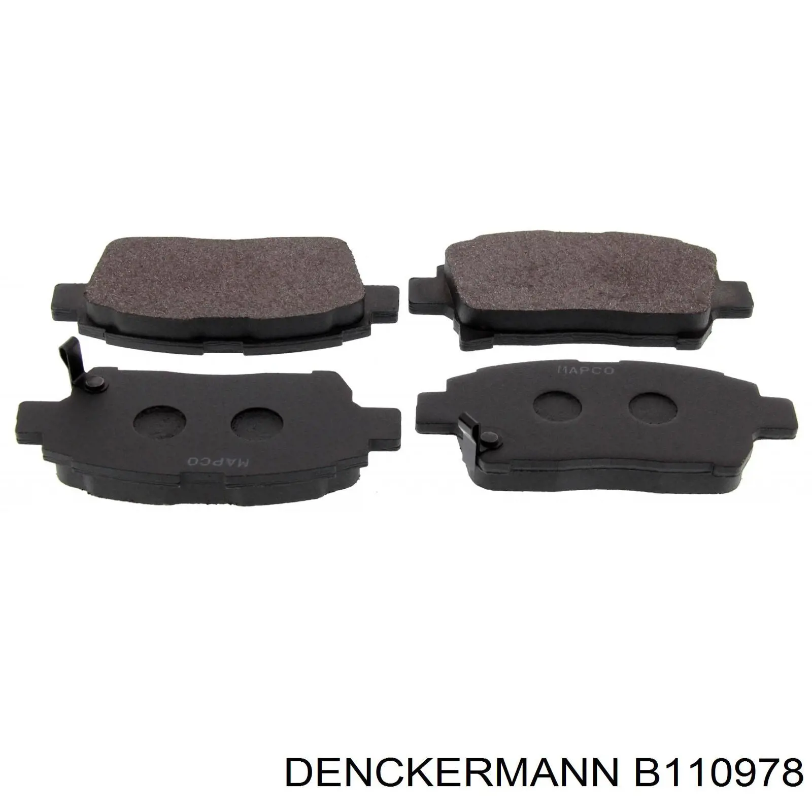 B110978 Denckermann pastillas de freno delanteras