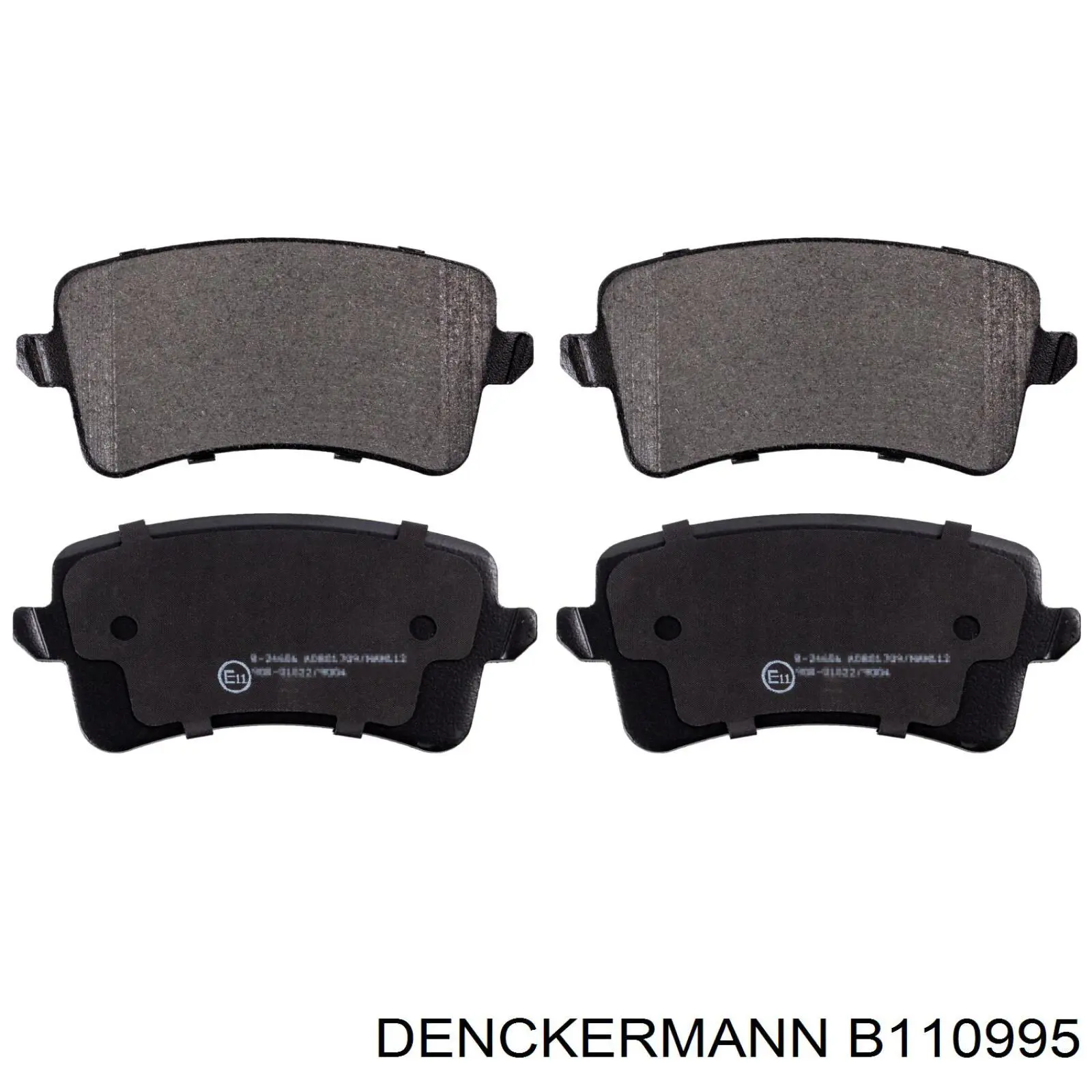 B110995 Denckermann pastillas de freno traseras