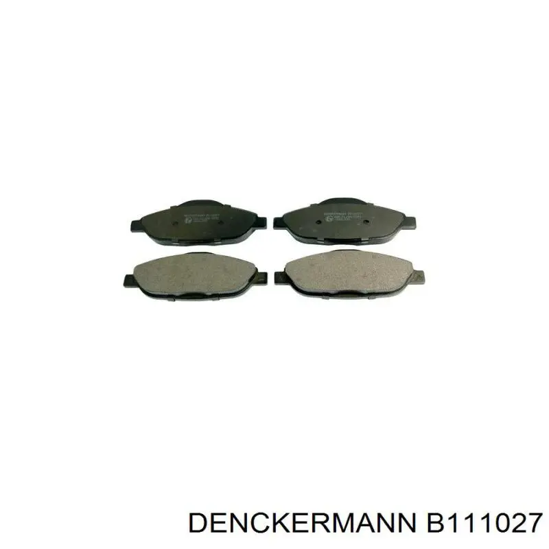 B111027 Denckermann pastillas de freno delanteras