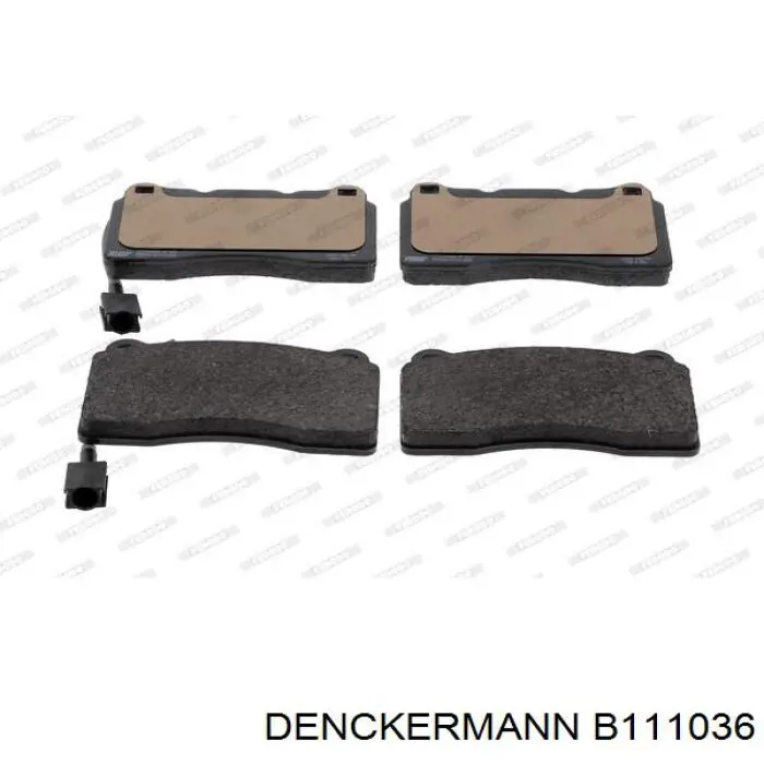 B111036 Denckermann pastillas de freno delanteras