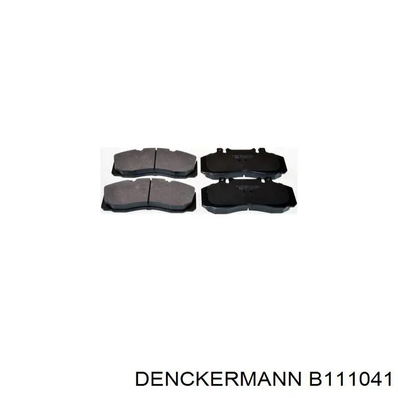 B111041 Denckermann pastillas de freno delanteras