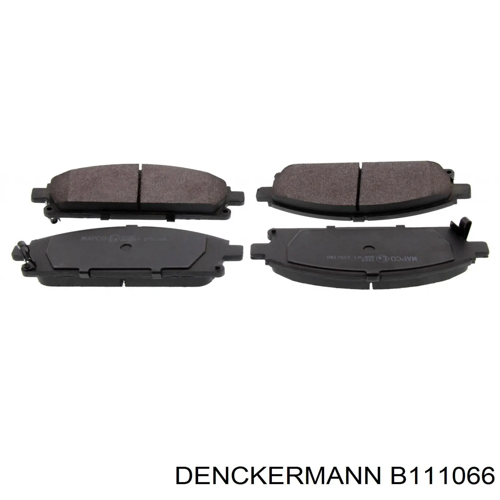 B111066 Denckermann pastillas de freno delanteras