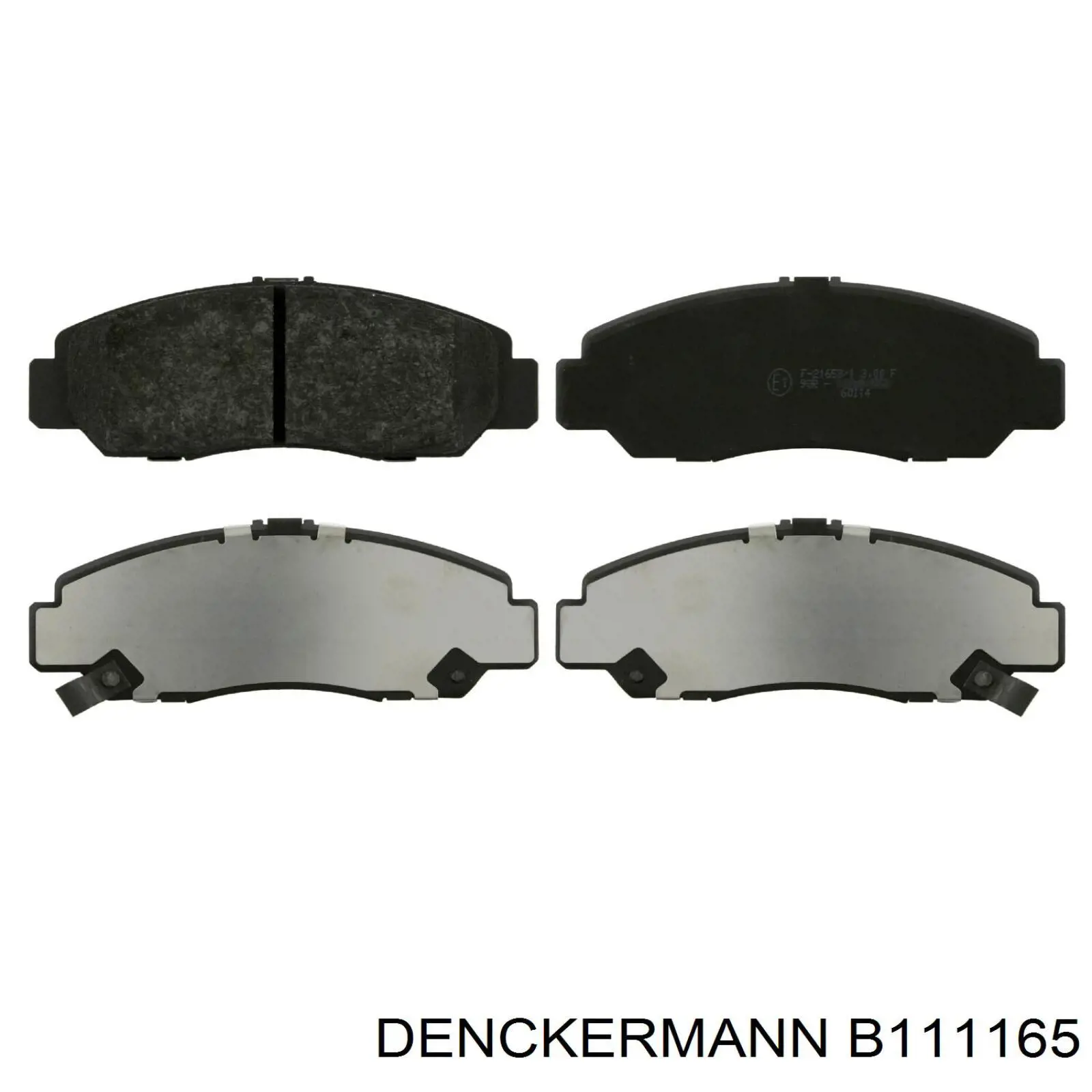 B111165 Denckermann pastillas de freno delanteras