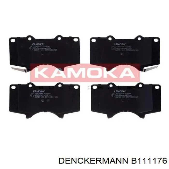 B111176 Denckermann pastillas de freno delanteras