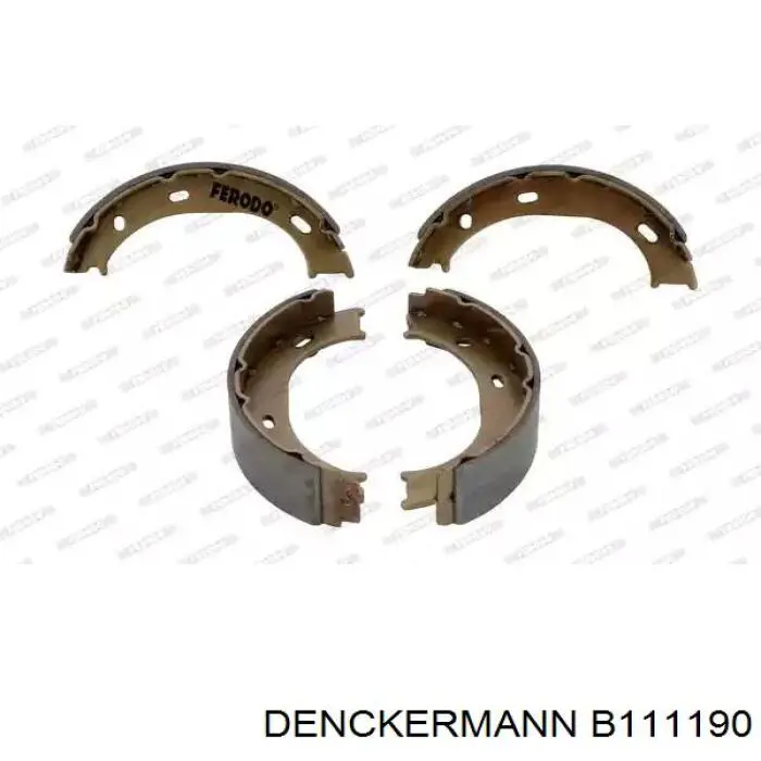 B111190 Denckermann pastillas de freno traseras