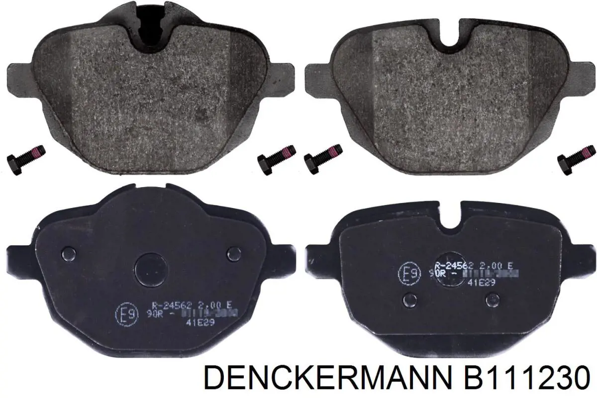 B111230 Denckermann pastillas de freno traseras