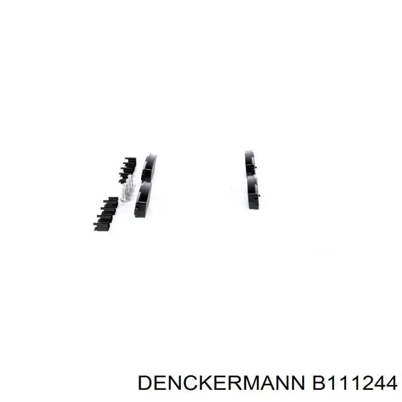 B111244 Denckermann pastillas de freno traseras