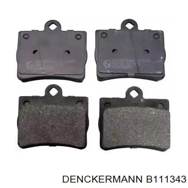 B111343 Denckermann pastillas de freno traseras