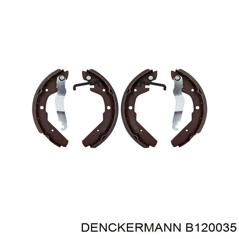 B120035 Denckermann zapatas de frenos de tambor traseras