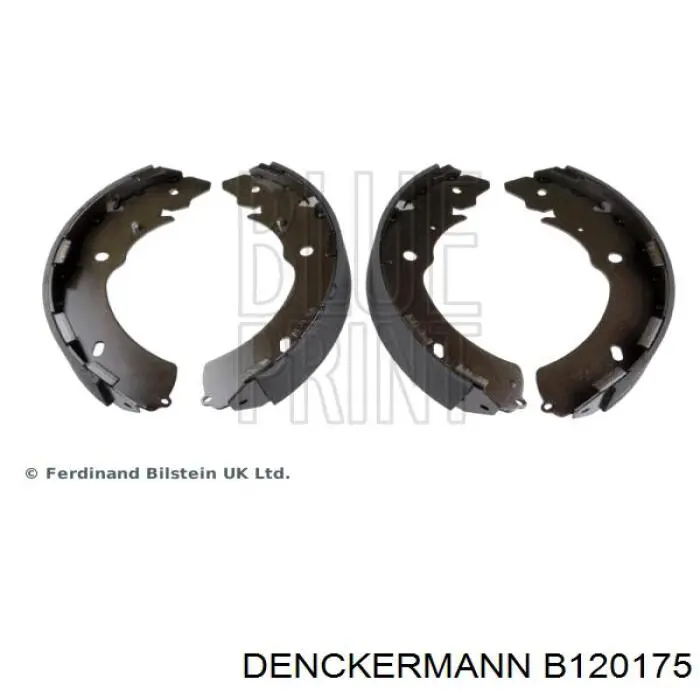 B120175 Denckermann zapatas de frenos de tambor traseras