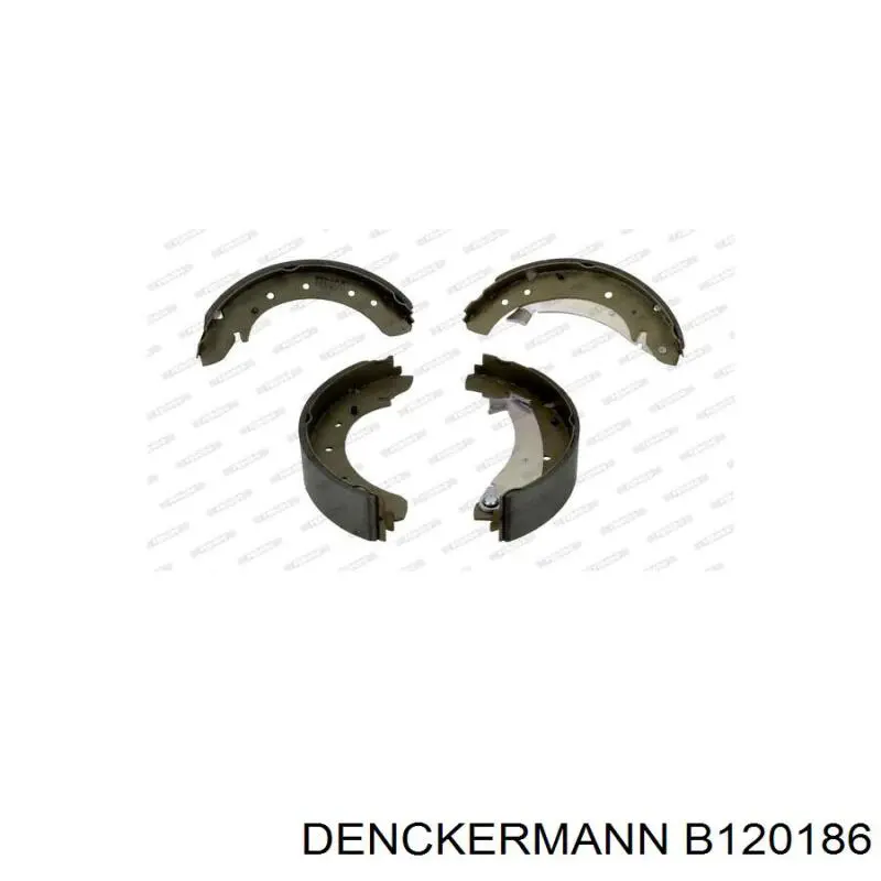 B120186 Denckermann zapatas de frenos de tambor traseras