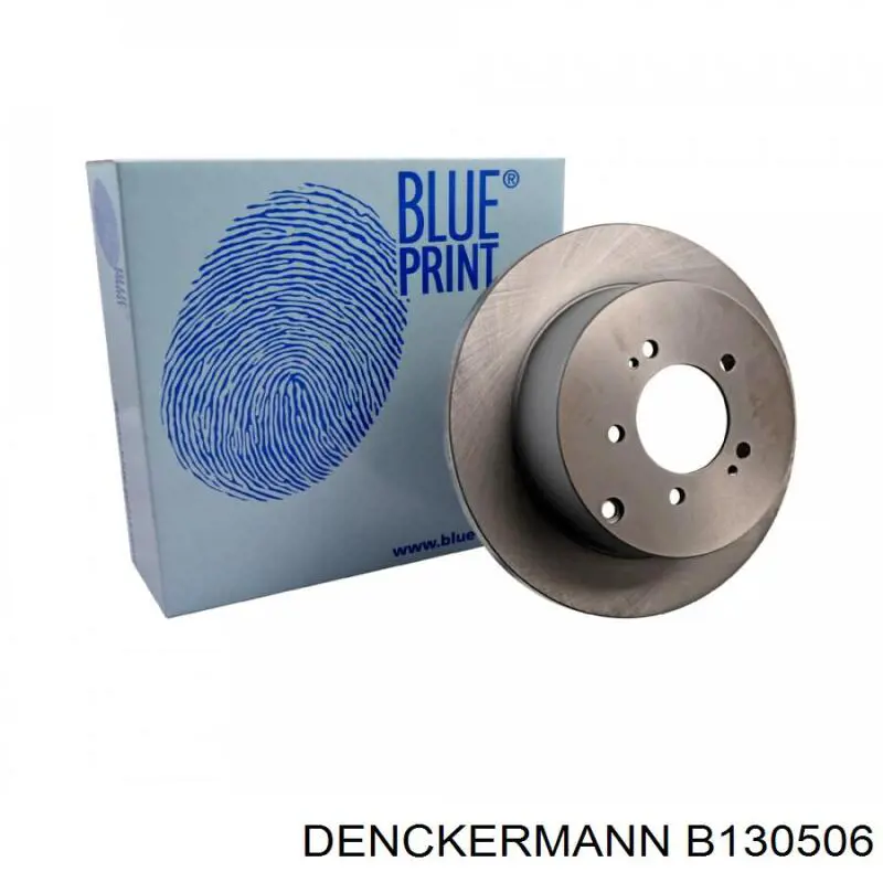 B130506 Denckermann disco de freno trasero