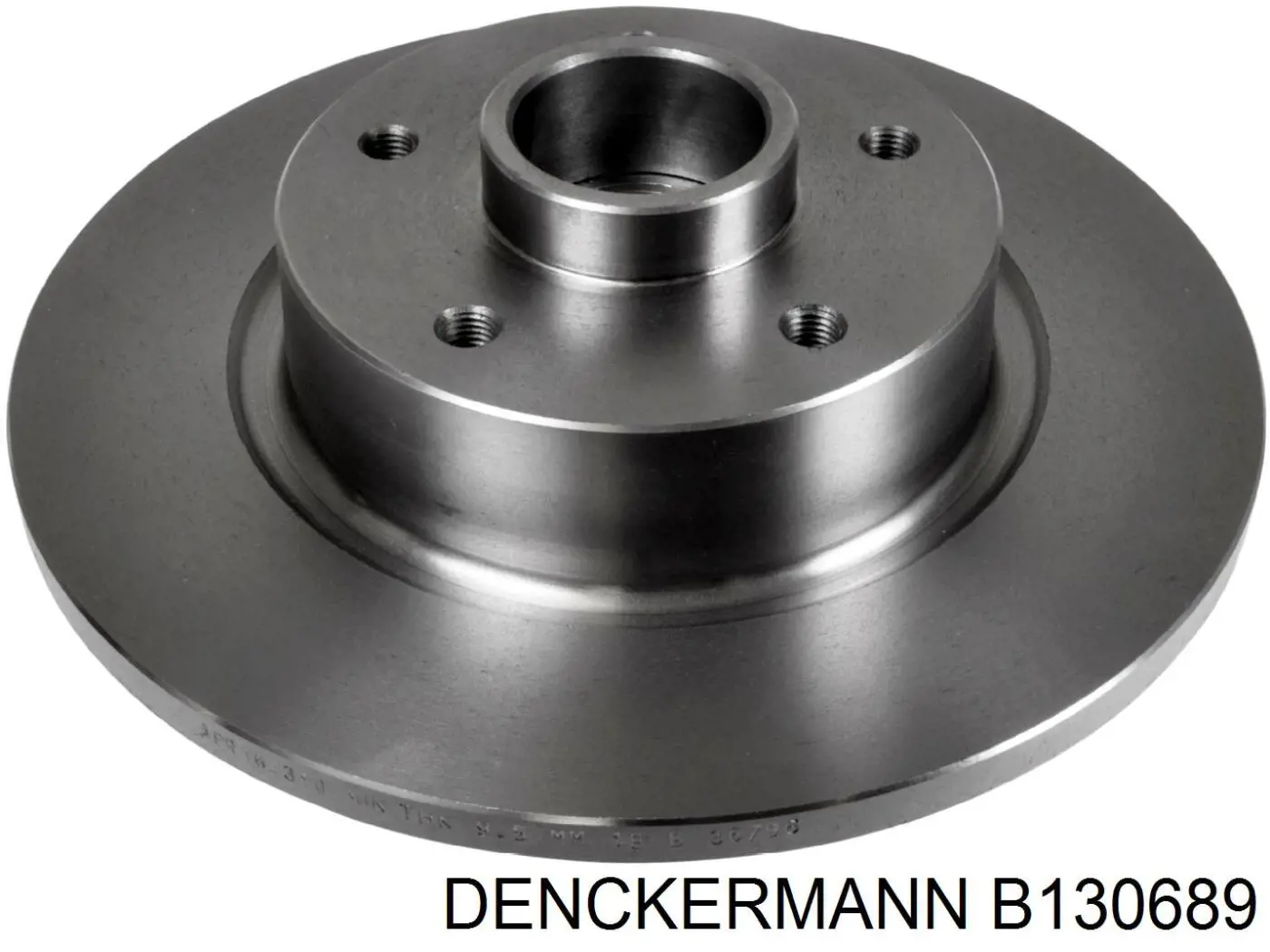 B130689 Denckermann disco de freno trasero