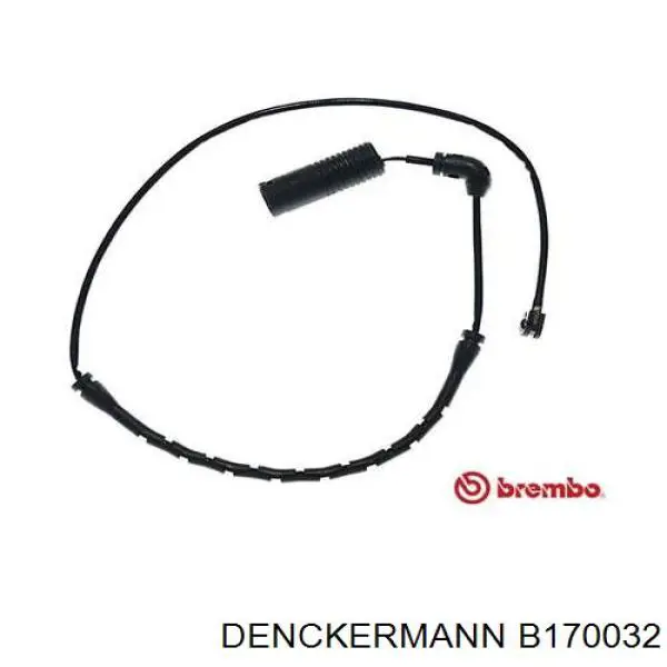 B170032 Denckermann pastillas de freno traseras