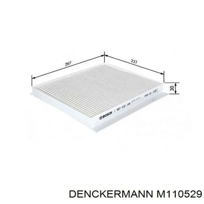 M110529 Denckermann filtro de habitáculo