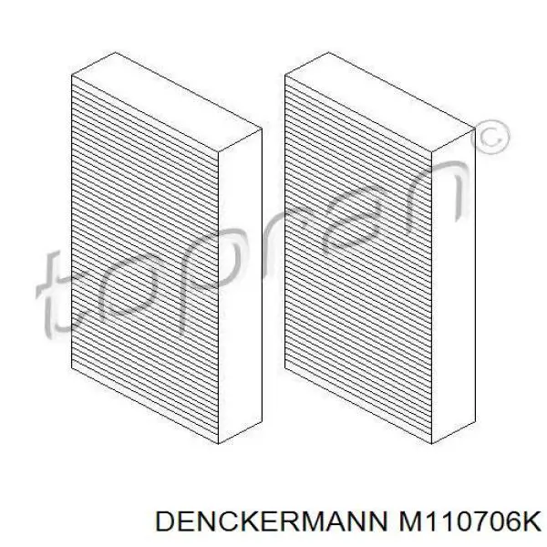 M110706K Denckermann filtro de habitáculo