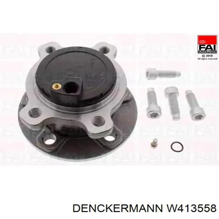 W413558 Denckermann cubo de rueda trasero