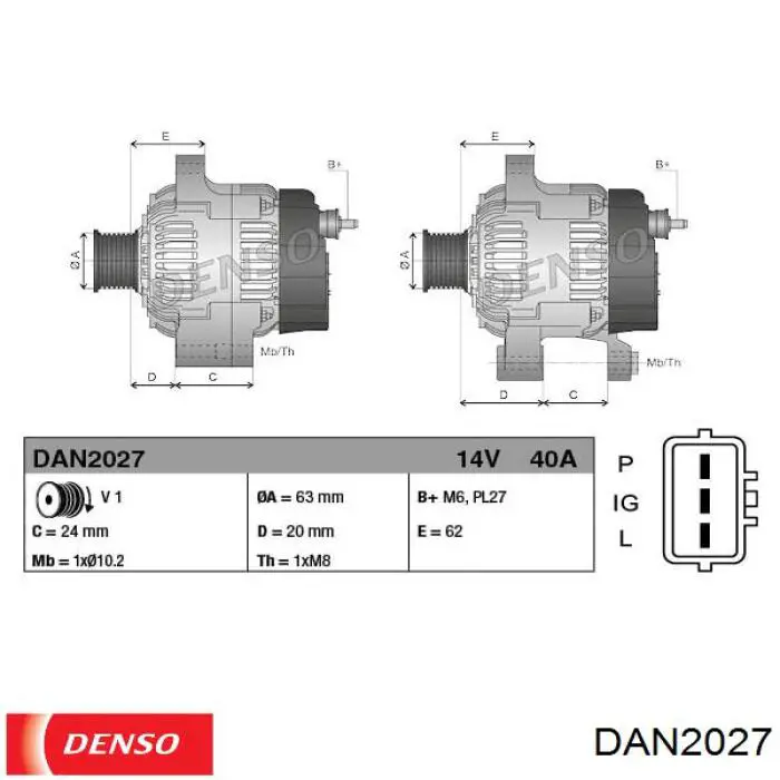 695503040050 PSH alternador