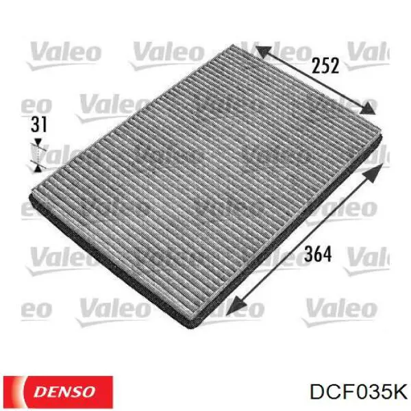 DCF035K Denso filtro de habitáculo