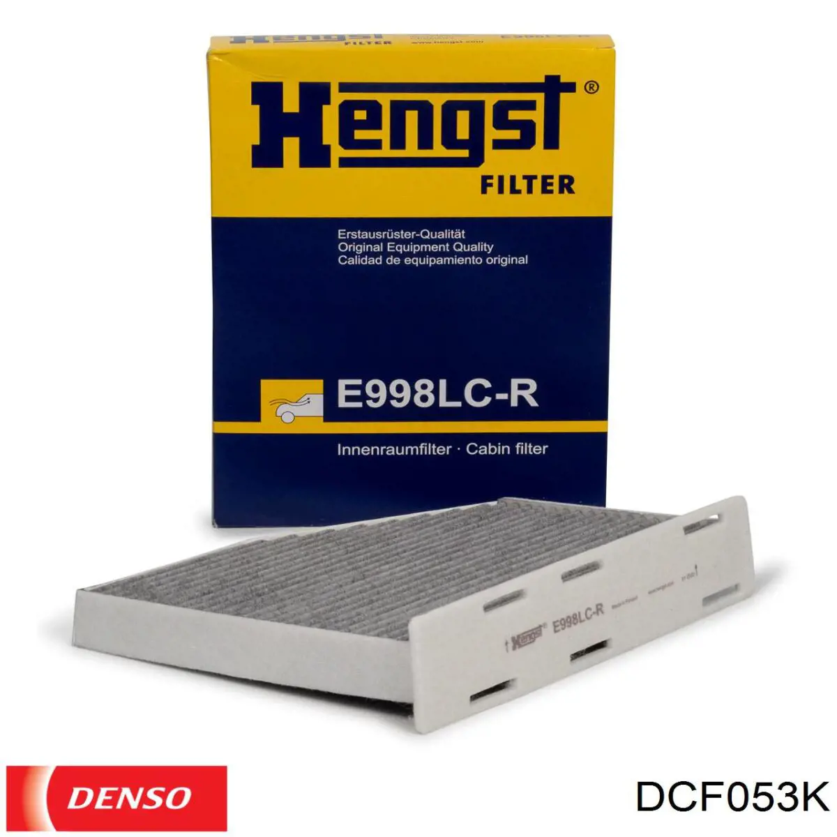 DCF053K Denso filtro de habitáculo