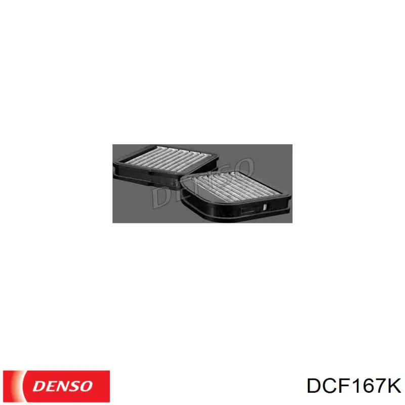 DCF167K Denso filtro de habitáculo