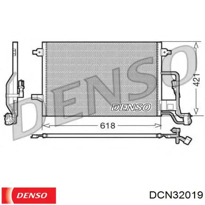 DCN32019 Denso condensador aire acondicionado