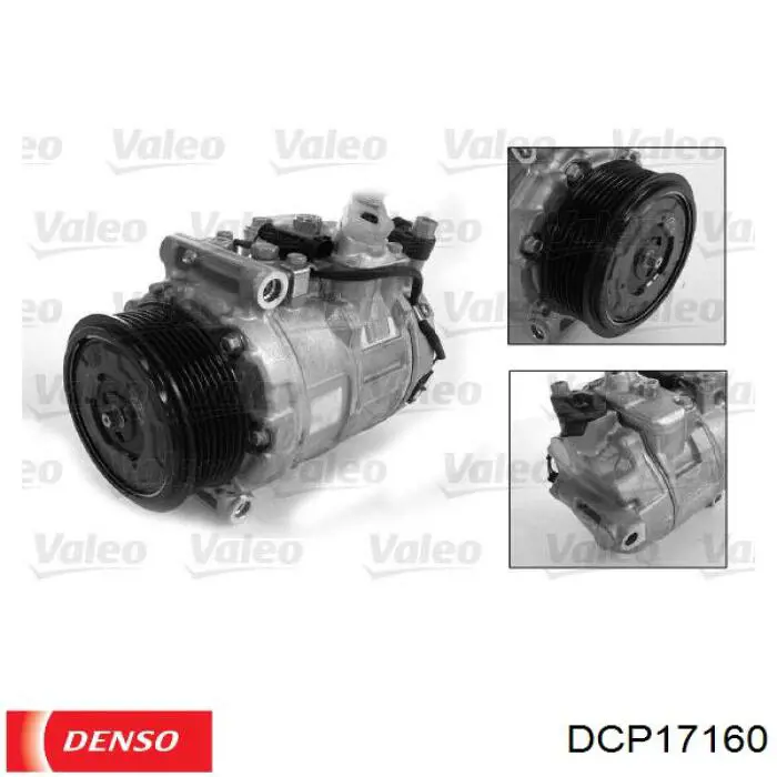 DCP17160 Denso compresor de aire acondicionado