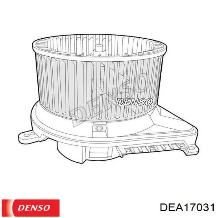 DEA17031 Denso motor eléctrico, ventilador habitáculo