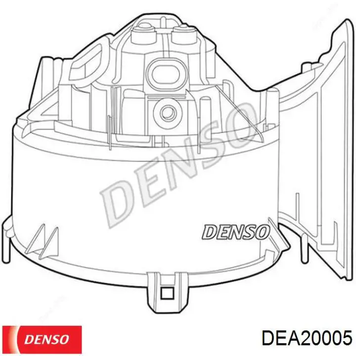 DEA20005 Denso motor eléctrico, ventilador habitáculo