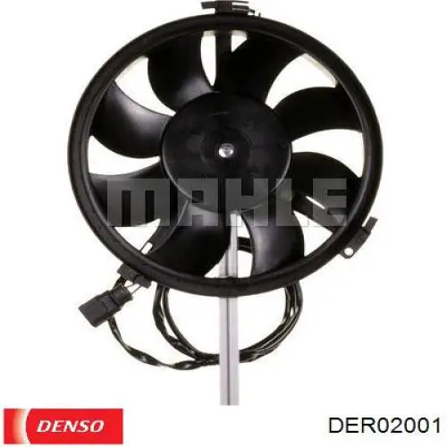 DER02001 Denso ventilador (rodete +motor refrigeración del motor con electromotor completo)